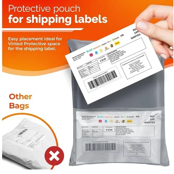 3 Sizes incl. 8x12, poly mailers 10x13 & 14x19 Poly Mailers (30 Pack) NEW - Picture 5 of 9